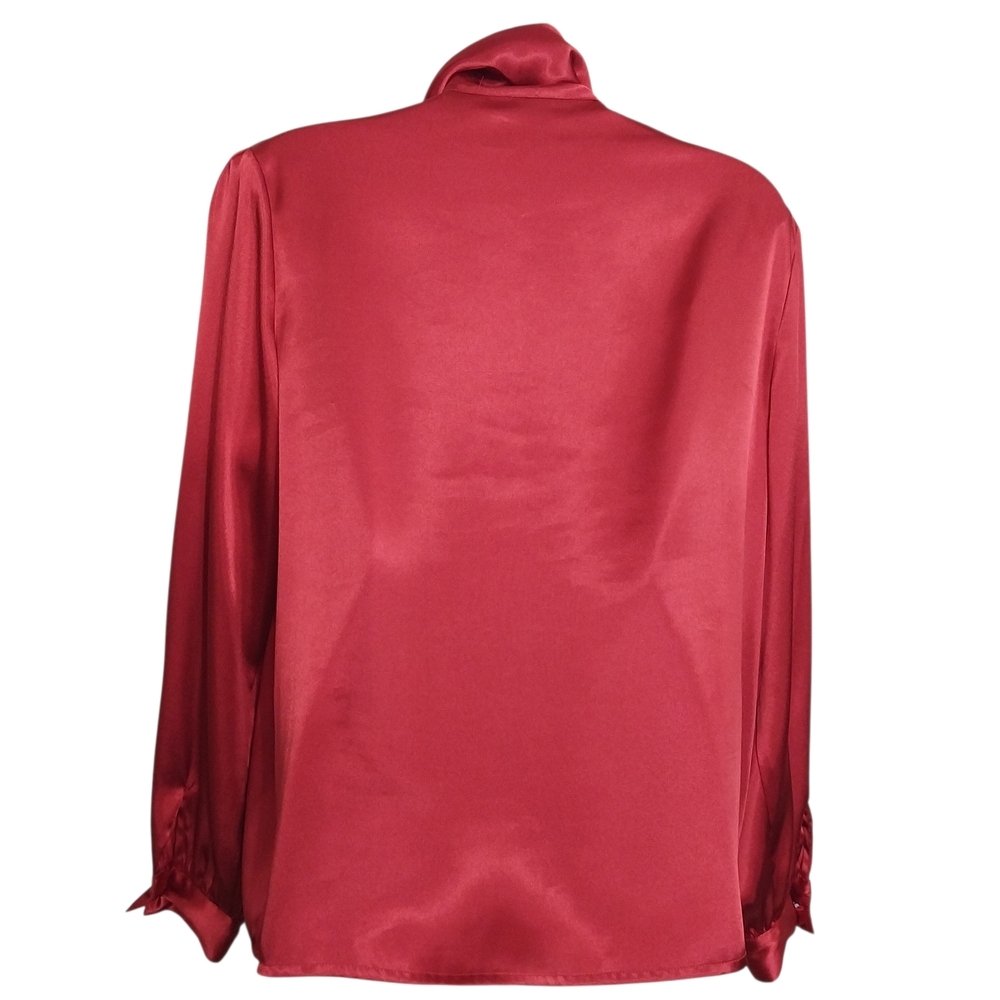 🔵BOGO FREE🔵 Karen Scott Top Red Holiday Sz 8 - Picture 6 of 7